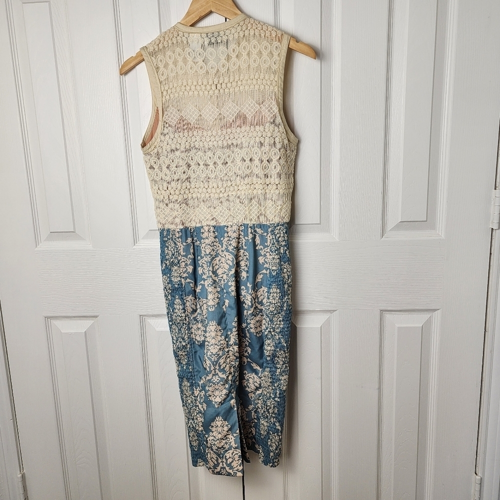 Bequile Byron Lars Fleiur De Lys Anthropologie Pencil Midi Dress Size 4 - Picture 7 of 11